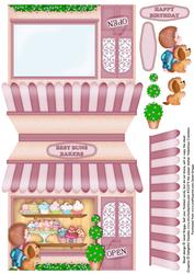 Cake Shop Quick Shape Card