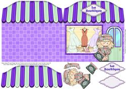 Fashion Shop Quick Shape Card & Decoupage