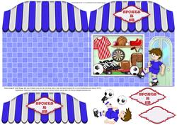 Sports Shop Quick Shape Card & Decoupage