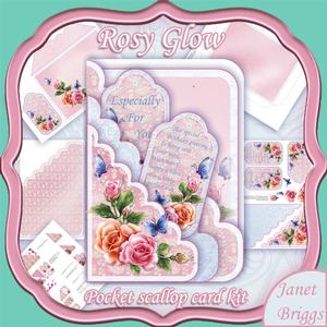 Rosy Glow Scallop Pocket Card Kit