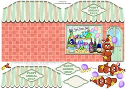 Party Animal Shop Quick Shape Card & Decoupage