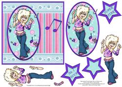 Teen Diva Topper & Decoupage