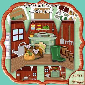 Gatefold Pop Up - the Garden Shed