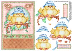 A Little Bird Told Me Topper & Decoupage