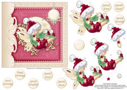 Christmas Fairy Topper & Decoupage