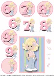 Birthday Girl Topper & Age Badges
