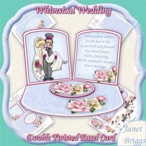 Whimsical Wedding Double Easel Card Kit