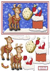 I'll Diet After Christmas Topper & Decoupage