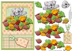 Sorry You're Leafing Topper & Decoupage