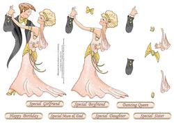 Strictly Come Dancing Topper & Decoupage Part 2