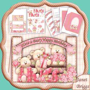 Bear Hugs Mountain Stepper Card Kit