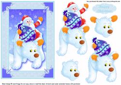 Here Comes Santa Step by Step Decoupage