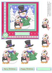 Polar Pals Topper & Decoupage
