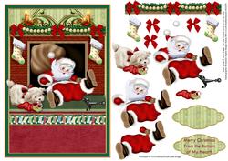 Bottom of My Hearth Christmas Decoupage