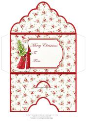 Santa Christmas Money Wallet Gift Envelope