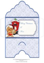 Christmas Robin Money Wallet Gift Envelope