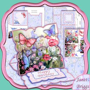 Meadow Butterflies Easel Card Kit