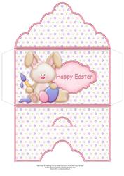 Easter Money Wallet Bunny Painting Eggs