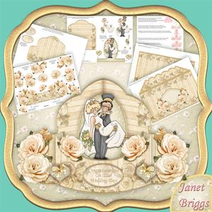 Wedding Push and Pull 3D Card Kit