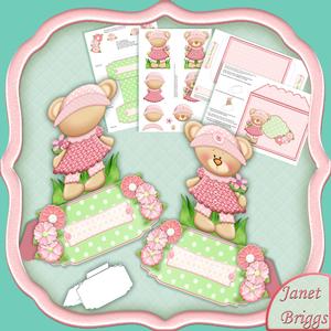 Frannie Back to Back Decoupage on a Stand