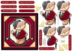 Time to Party Card Topper & Decoupage