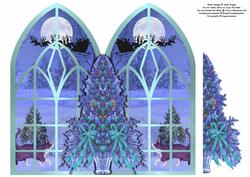 Christmas Window Quick Shape Card