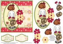 Thank You Teacher Topper & Decoupage