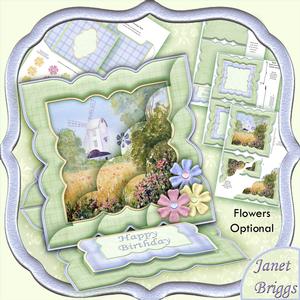 Scenic Windmill Easel Card Kit