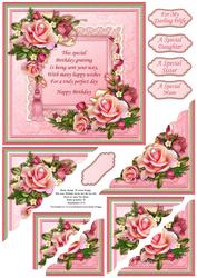 Nostalgic Roses Double Wavy Corner Stacker