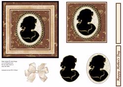 Vintage Cameo Topper & Decoupage
