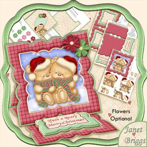 All Wrapped Up Christmas Easel Card Kit & Decoupage