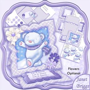 Polar Bear Fun Christmas Easel Card Kit