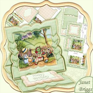 Teddy Bears Picnic Easel Card Kit