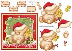 Merry Christmas Topper and Decoupage