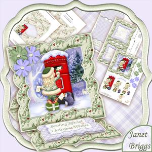 Posting Letters to Santa Easel Card Kit