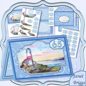 Lighthouse View Card, Ages & Decoupage Kit
