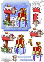 A Surprise for All Christmas Topper & Decoupage