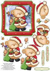 Christmas Delivery Time Topper & Decoupage