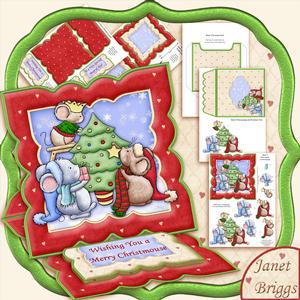 Christmas Reach for the Star Easel Card Kit