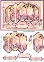 Christmas Toyshop 5 Panel Quick Card (insert Available)