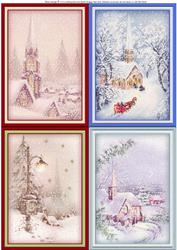 Christmas Winter Church Toppers Inserts Available