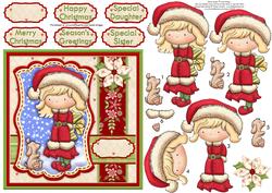 Barney's Bone Christmas Topper & Decoupage