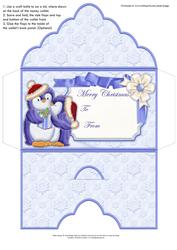 Penguins' Christmas Kiss Money Wallet for Cup338337_68