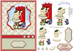 Letters to Santa A5 Christmas Topper & Decoupage