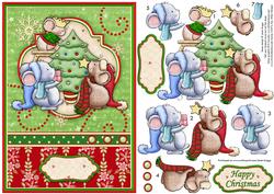 Reach for the Star Christmas Topper & Decoupage