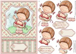 Loves Me Loves Me Not - Valentine Topper & Decoupage