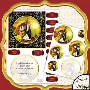 Aged to Perfection Wine Mini Card Kit