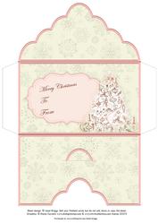 Christmas Money Wallet Envelope Christmas Tree
