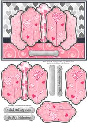 5 Panel Valentine's Day Quick Card