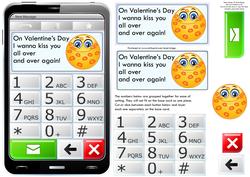 Mobile Phone Kiss You All Over Quick Card